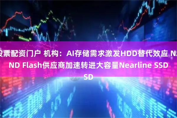 股票配资门户 机构：AI存储需求激发HDD替代效应 NAND Flash供应商加速转进大容量Nearline SSD